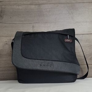 Tumi T Tech Black and Gray Laptop Messenger Bag